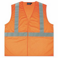 S362 Aware Wear ANSI Class 2 Mesh Hi-Viz Orange Economy Vest (Medium)